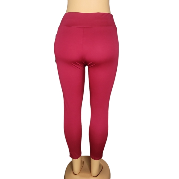 Sport Mesh Panel Gym Leggings | - Picture 3 of 4